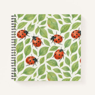 Leaves and Ladybugs  Notebook