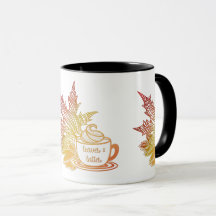 Leaves and Lattes Fall Coffee Mug