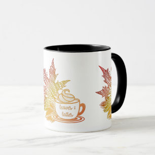 Leaves and Lattes Fall Coffee Mug