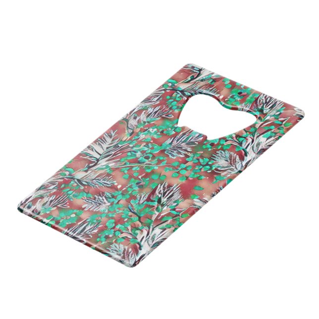 Leaves and plants - Modern pattern design (Back Angled)