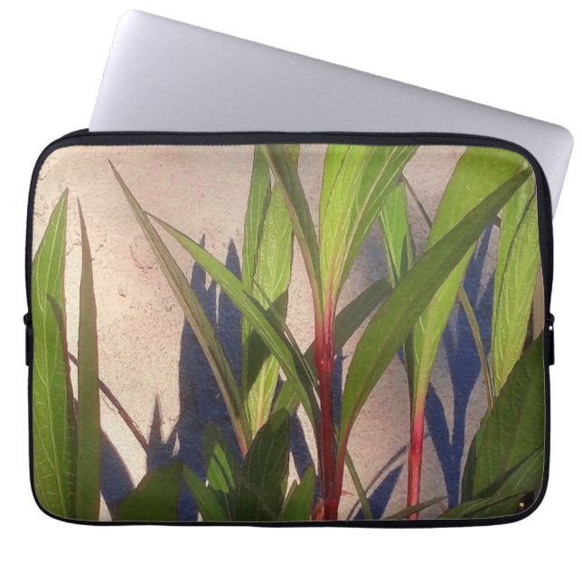 Leaves and Shadows Laptop Sleeve (Front)