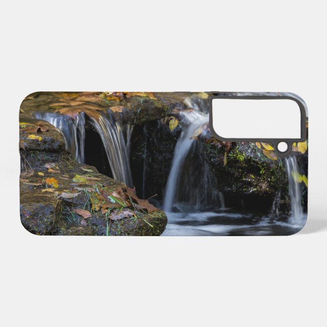 Leaves And Waterfalls Samsung Galaxy Case (Back Horizontal)