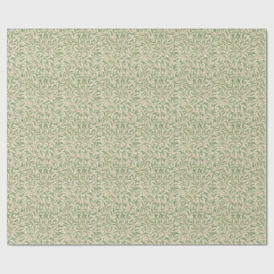  Leaves antique design green Wrapping Paper