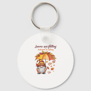 Leaves Are Falling Autumn Calling Classic T-Shirt. Key Ring