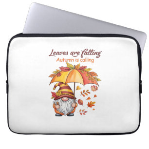 Leaves Are Falling Autumn Calling Classic T-Shirt. Laptop Sleeve