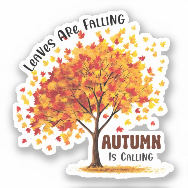 Leaves Are Falling, Autumn Is Calling – Cosy Fall  (Front)