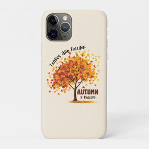Leaves Are Falling, Autumn Is Calling – Cosy Fall iPhone 11 Pro Case
