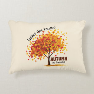 Leaves Are Falling, Autumn Is Calling – Cosy Fall Decorative Cushion