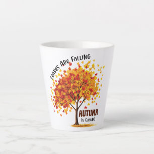 Leaves Are Falling, Autumn Is Calling – Cosy Fall Latte Mug