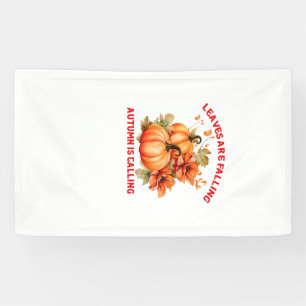 Leaves Are Falling Autumn Is Calling Design Classi Banner