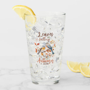 Leaves Are Falling, Autumn is Calling Glass