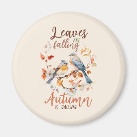 Leaves Are Falling –Whimsical Fall Birds & Foliage