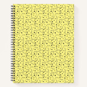 leaves art green fashion yellow notebook