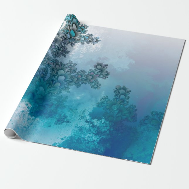 Leaves background leaf template wrapping paper (Unrolled)