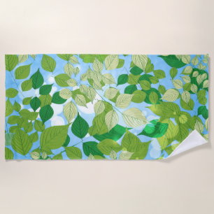 Leaves Beach Towel
