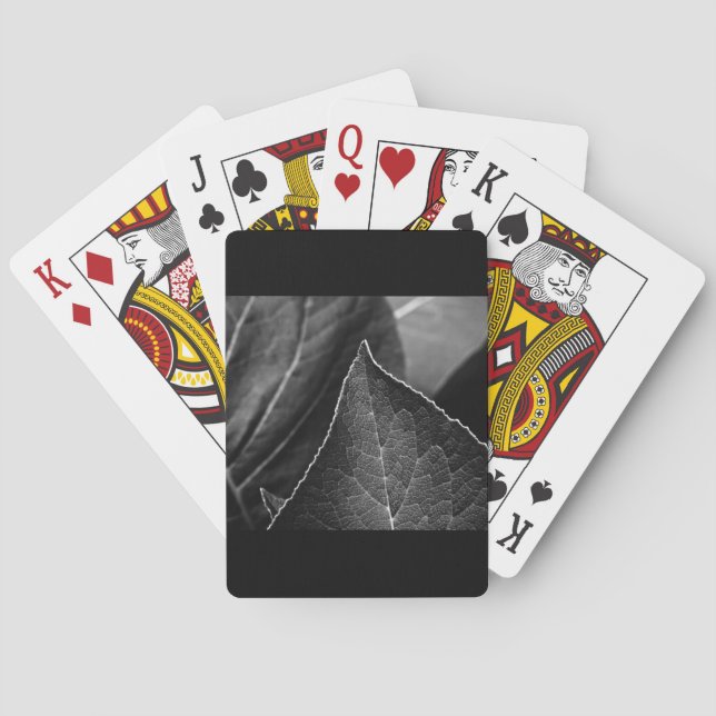 leaves being playing cards (Back)