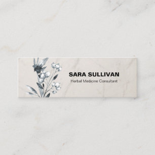 Leaves Berries Herbal Medicine Herbs Mini Business Card