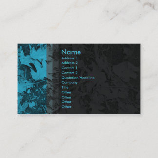 Leaves - Blue Business Card