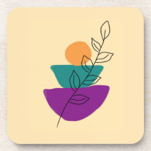 Leaves boho illustration