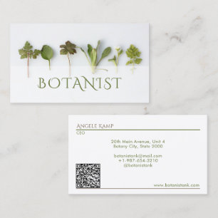 Leaves Botanist Business Card