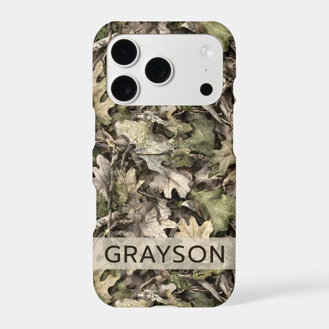 Leaves Camouflage Personalised (Back)