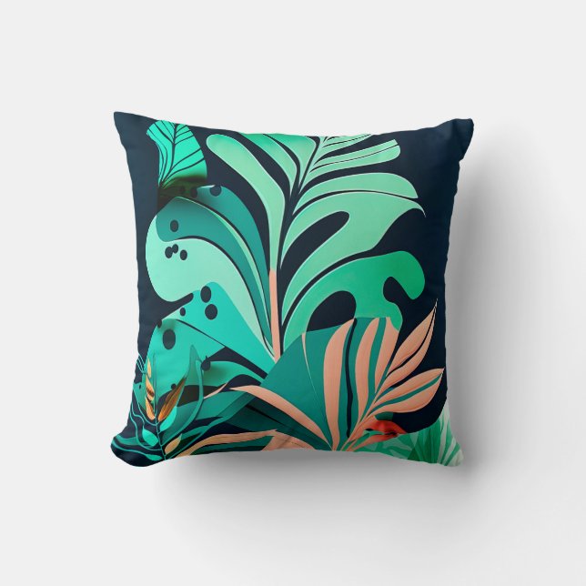 leaves cushion (Front)