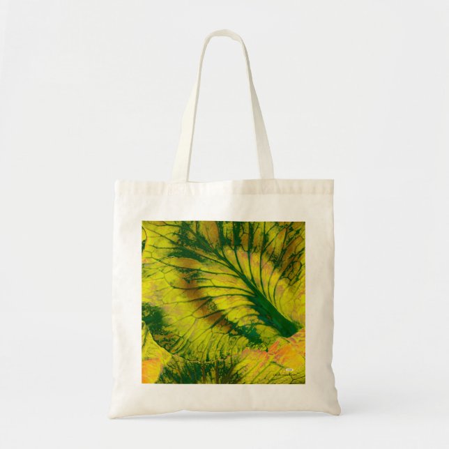 Leaves Design Tote Bag (Front)