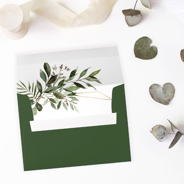 Leaves & Eucalyptus Gold 2 Envelope (Creator Uploaded)