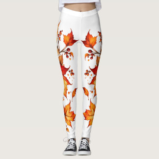 Leaves fall leggings