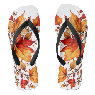 Leaves fall thongs