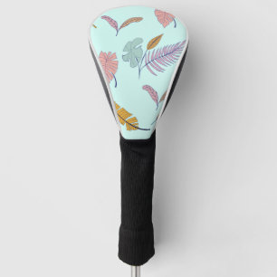 Leaves golf head cover