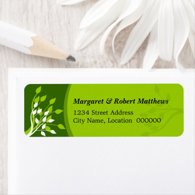 Leaves Green Labels (Insitu)