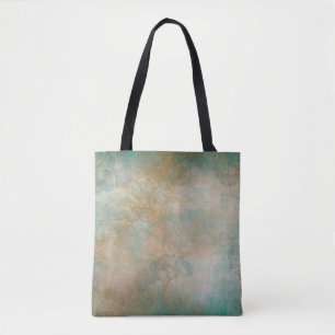 Leaves grunge background wallpaper tote bag