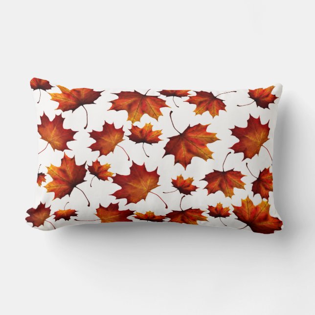 Leaves in Fall Lumbar Cushion (Front)