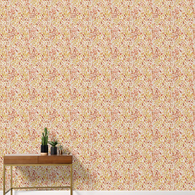 Leaves in Fall  Wallpaper (Hallway)