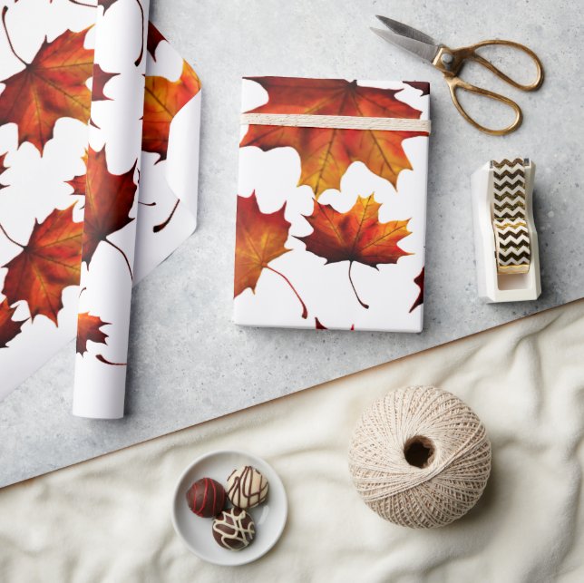 Leaves in Fall  Wrapping Paper (Crafts)