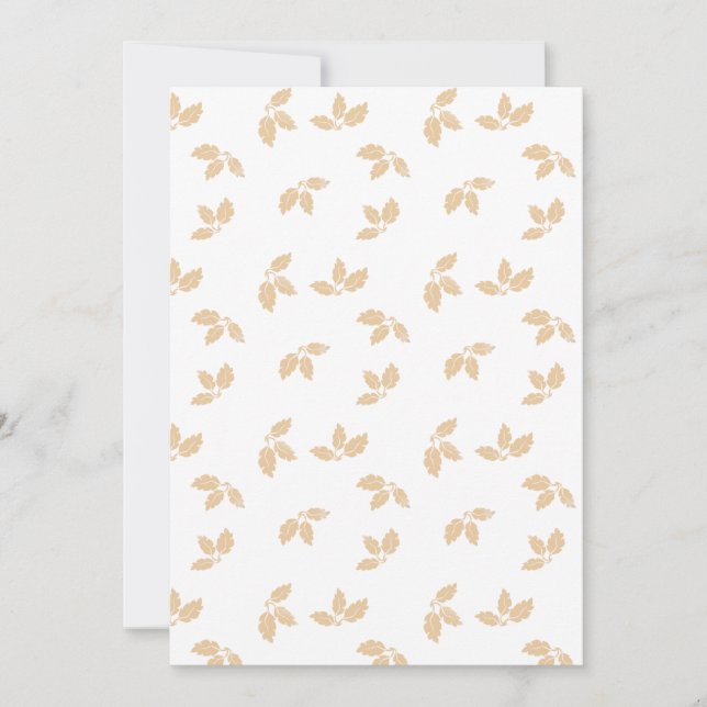 Leaves in Tan Paper (Front)