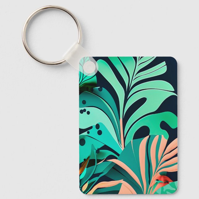 leaves key ring (Front)