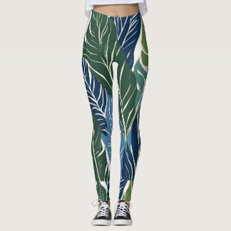 leaves leggings