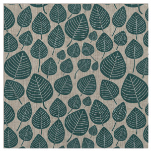 Leaves - Moss Green Fabric