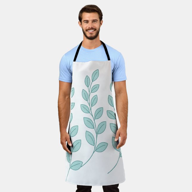 Leaves NatureAll Over Print Apron Keep it Handsome (Worn)