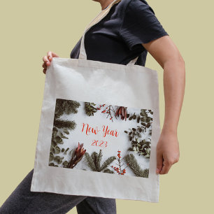 Leaves of Christmas tree Tote Bag