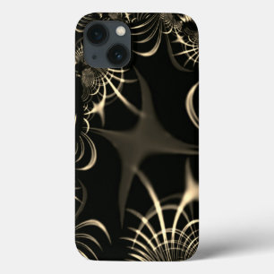 Leaves of dry grass or crooked thorns? Khaki colou iPhone 13 Case