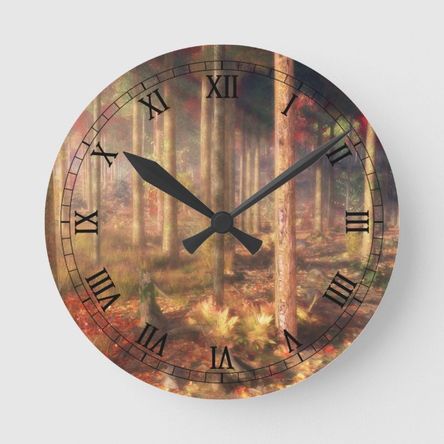 Leaves of Gold Clock (Front)