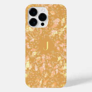 Leaves of JOY iPhone 14 Pro Max Case (Gold)