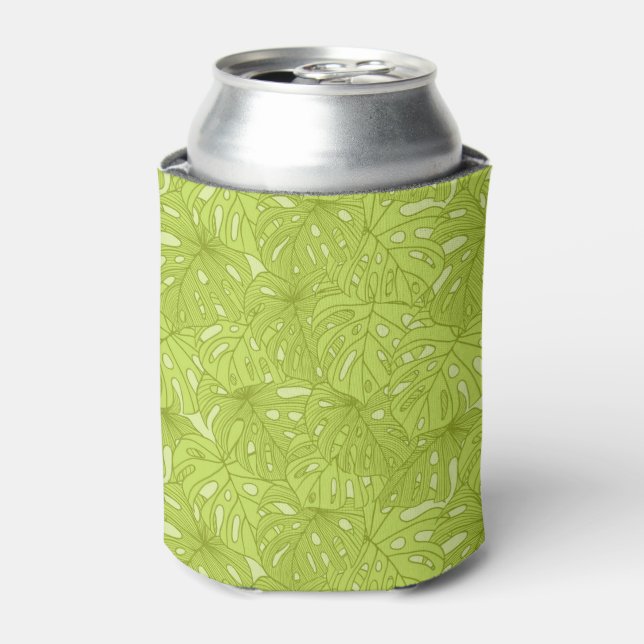 Leaves of Palm Tree Can Cooler (Can Front)