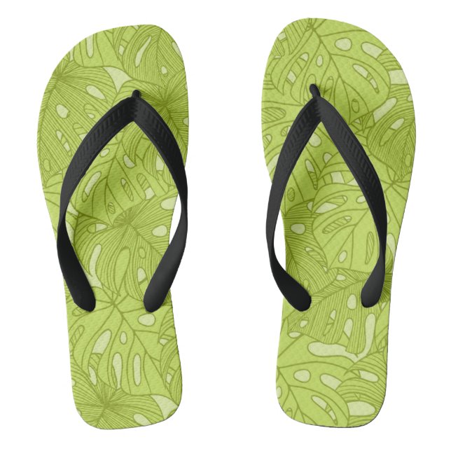 Leaves of Palm Tree Thongs (Footbed)