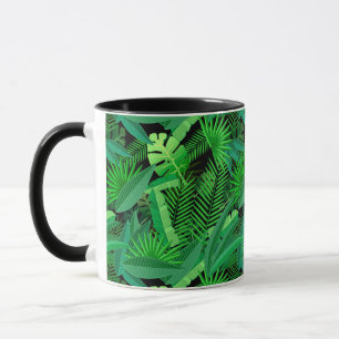 Leaves Of Tropical Palm Trees Mug