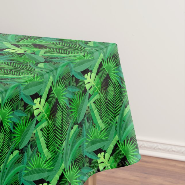 Leaves Of Tropical Palm Trees Tablecloth (In Situ)