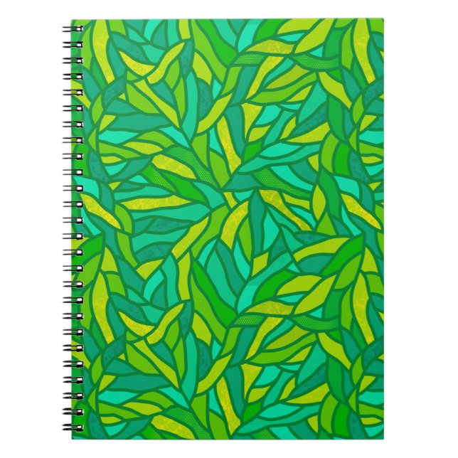 Leaves patchwork notebook (Front)
